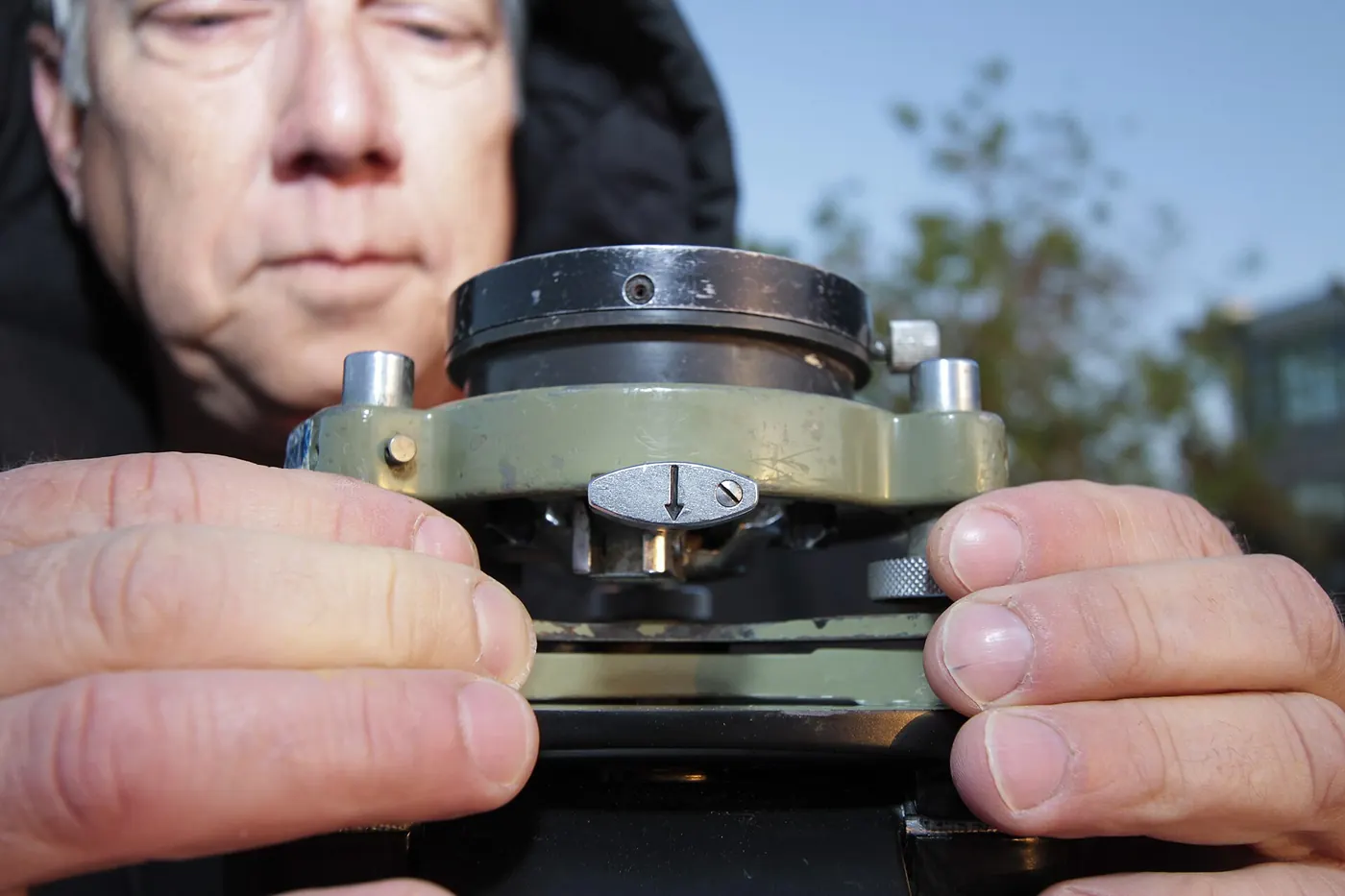 Geodezinio prietaiso reguliavimas